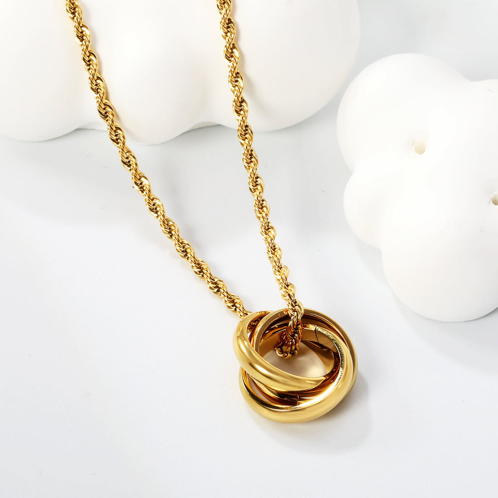 Twist & Shine Pendant Necklace