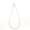 KIRA: Rope Chain Silver Necklace 28 Inches