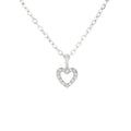Collier Coeur en argent sterling